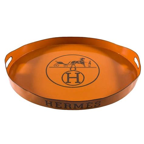 hermes serving tray|authentic hermes plates.